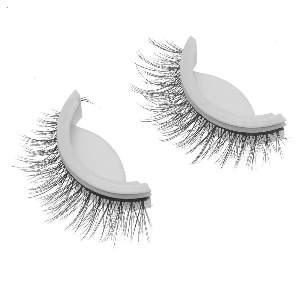Thick Natural False Eyelashes 3D Lifelike for Makeup Use Synthetic Fiber Assorted Color