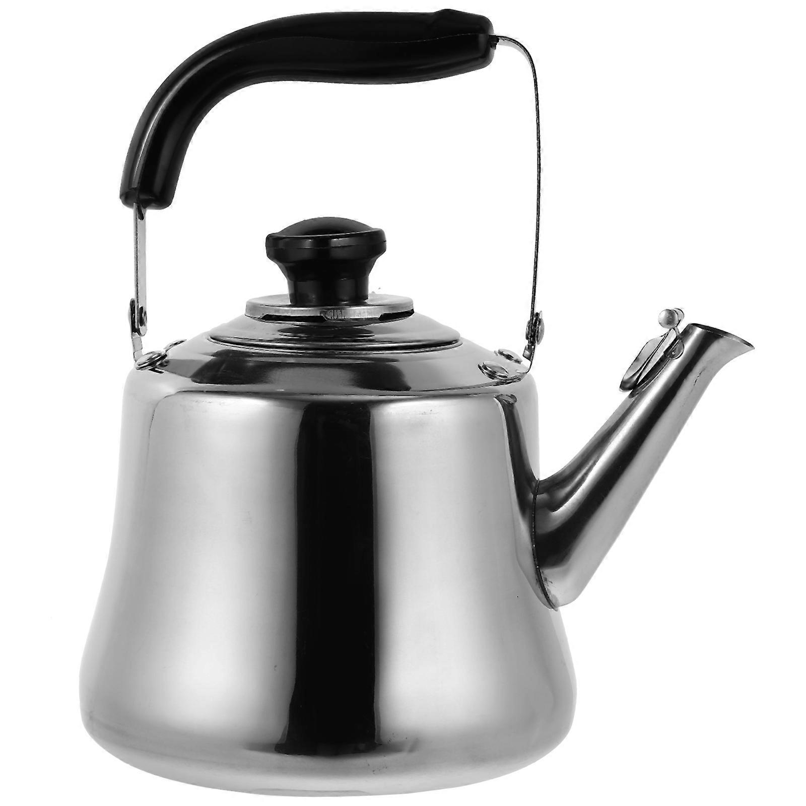 Heat-Resistant Anti-Scalding Tea Kettle with Infuser for Adults Cooking 14x14x18cm 1.5L Stainless Steel 1Set