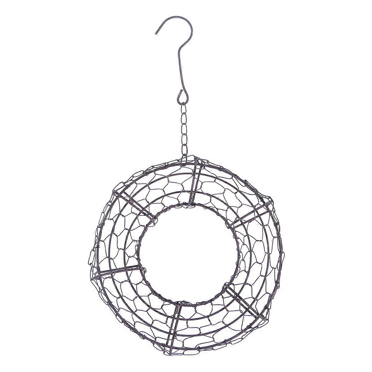 Flower Basket Hanger Iron Hanging Loop for and Store 2Pack