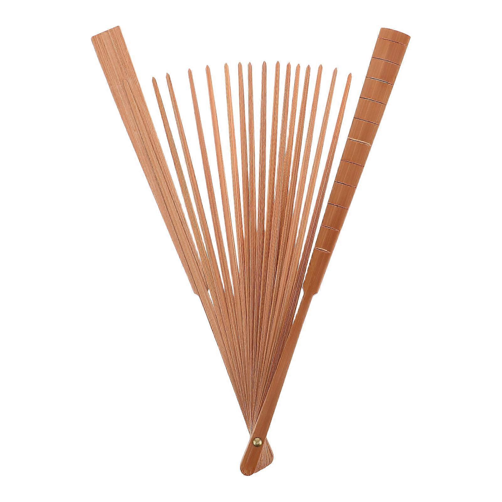 Lightweight Bamboo Hand Fan Frame for DIY Projects – Japanese Style Foldable Design for Weddings and Outdoor Activities