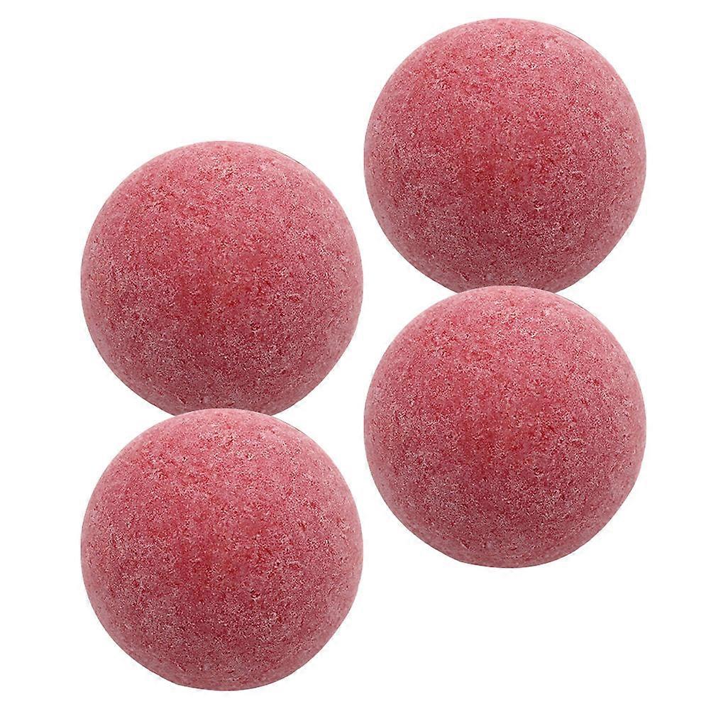 Foosball Table Soccer Balls for Playing 4Pcs Red Matte Enhanced Grip Competition