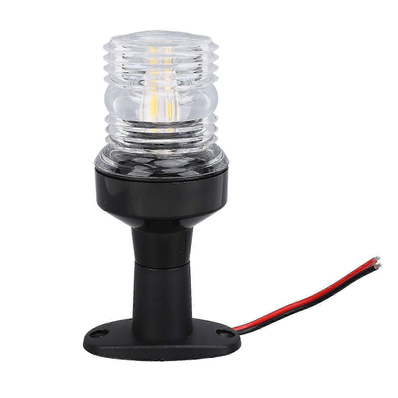 2025 Boat Stern Light 5 Inch 12‑24VDC White Color 360 Degree 2NM Visibility IP66 Water Proof Marine Navigation Light