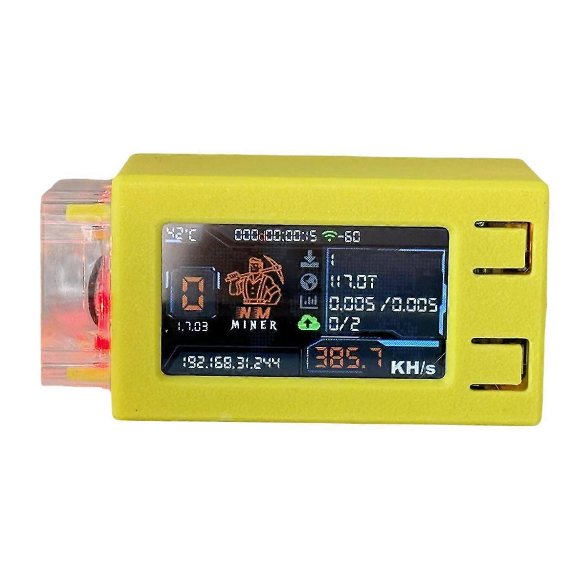 Nerdminer V2 Pro Max 390KH/S with RGB Cool Fan Solo Lottery Miner