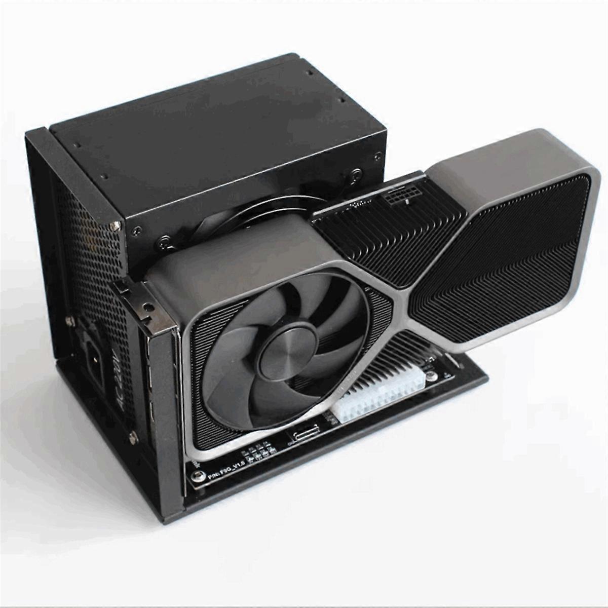 F9G-F9934-F4C-BK7 Βάση GPU EGPU OCuLink M.2 Προσαρμογέας NVMe σε Oculink με καλώδιο Oculink Τύπος ATX PCIe4.0 64Gbps 50CM