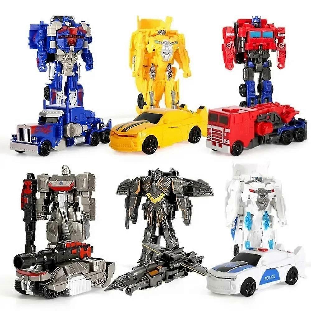 Dönüşen Araba Robot Oyuncağı – Tek Adımlı Deformasyon Anime Aksiyon Figürü – Bulmaca Modeli