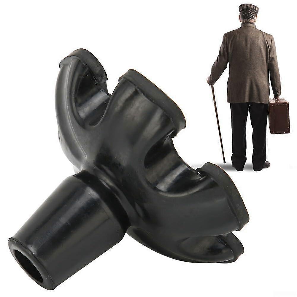 Crutch tips with antislip function, 19 mm silicone base for safe walking (2)