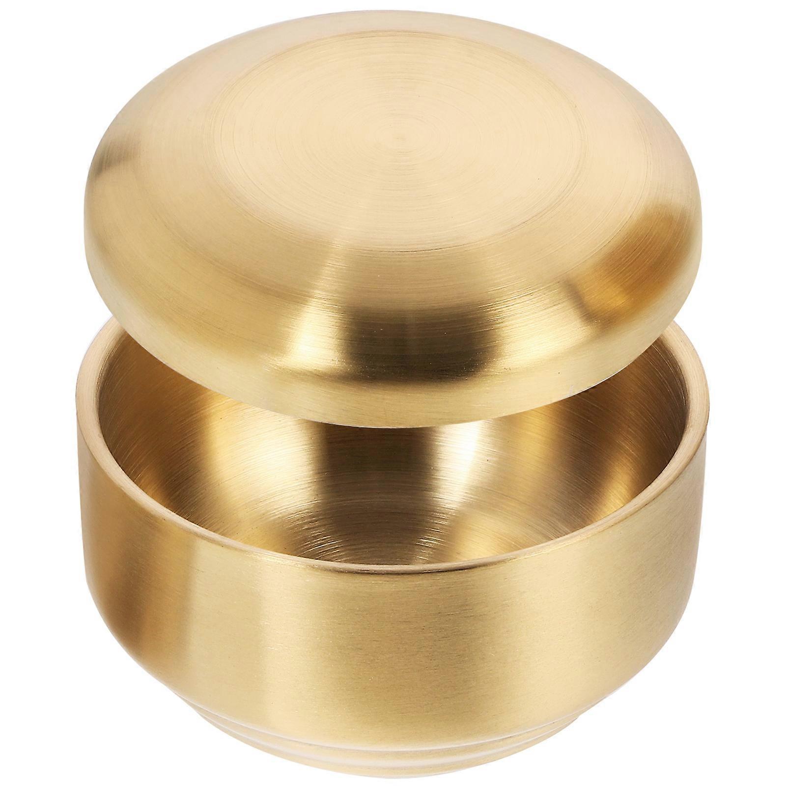 Golden Stainless Steel Soup Bowl for Home Use RustResistant Multipurpose Kitchen Essential 0.5L