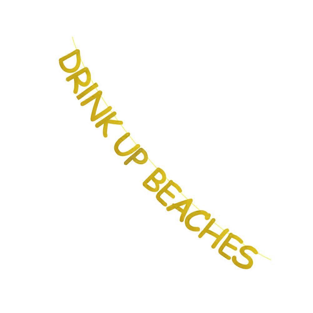 Beach Themed Decor 1 Set Bunting Decorations Ideal For Party Hosts Seeking Colorful Outdoor Arrangements