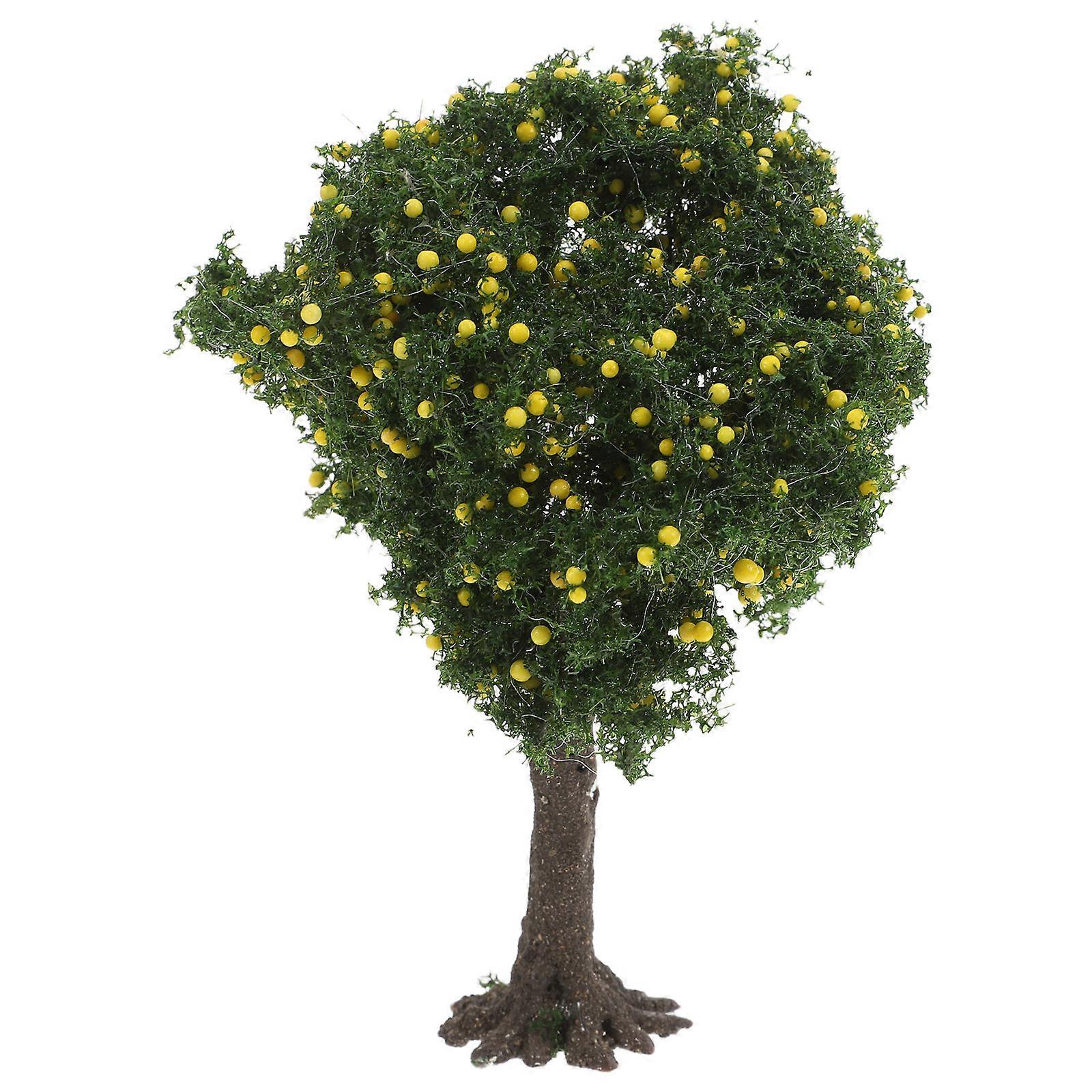 Realistic Mini Landscape Tree Model for Decoration with Reliable Plastic and Iron Wire Materials