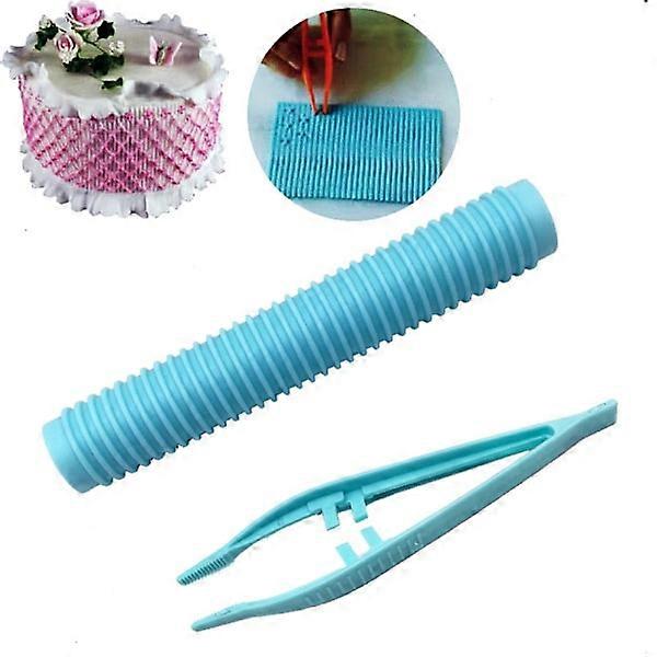 Cake ribbon cutting roll, embossed sugar mold for DIY cake