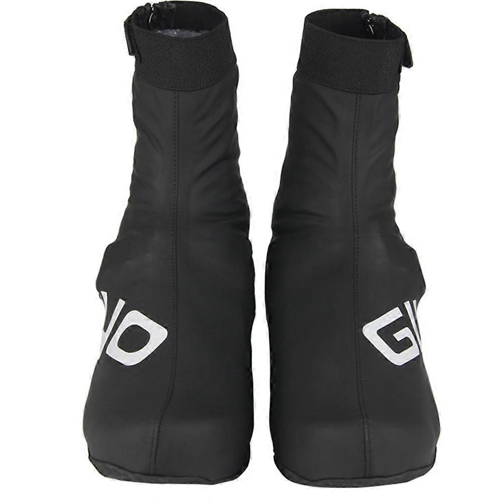 Bike Shoe Cover Made of PU and Fabric Protects from Water Dust Scratch Suitable for Biking Black One Size Fits All