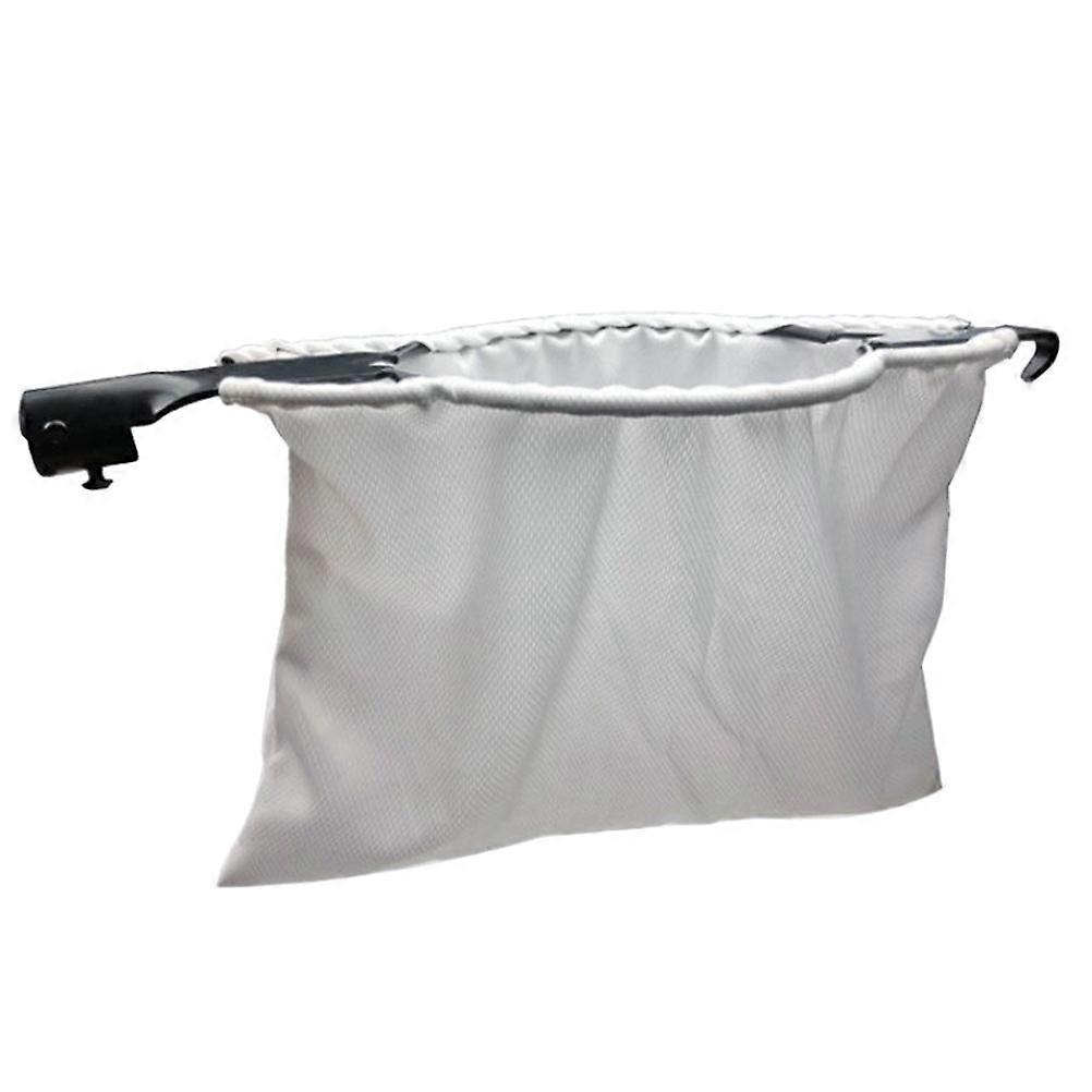 Fruit Picker Basket for Garden Safe Harvesting Tool with Metal and Cloth Reusable White Design Fits Multiple Fruits 7.5 Inches