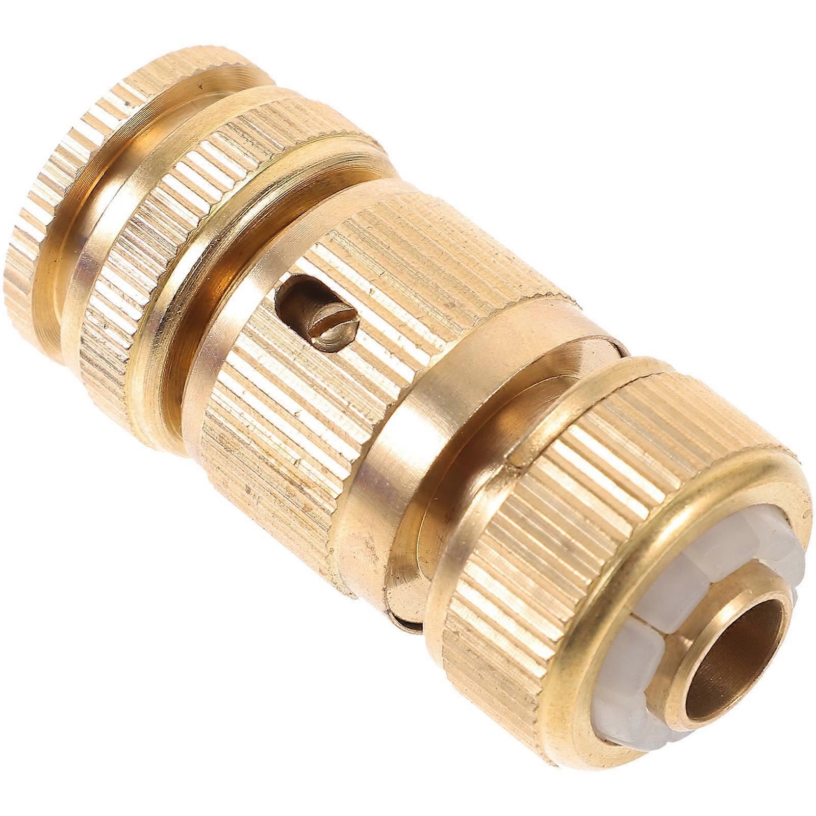 Hose End Quick Connect Adapter ABS Material 6.2X2.7cm Quick Release For Garden Hose 1 Pair