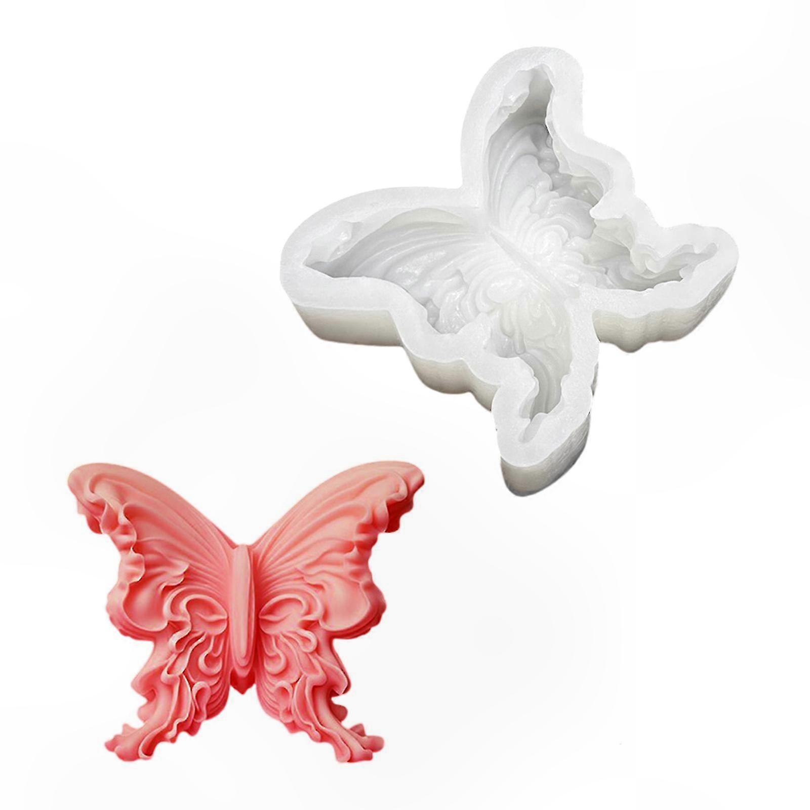 3D Butterfly Shape Silicone Molds Epoxy Resin Molds for Candle Soap Chocolate Fondant Silicone Molds
