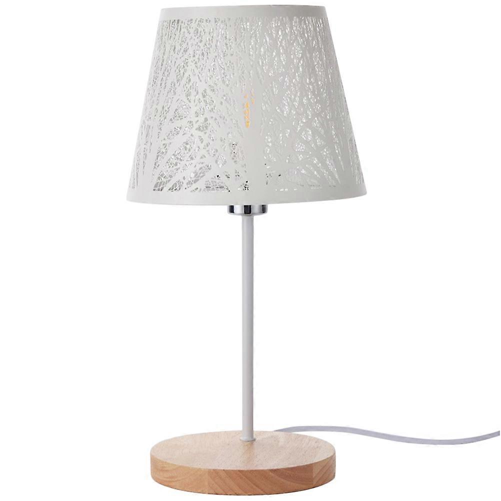 Bedroom Table Lamps Stylish Design Home Lighting White Tree Shadow Lampshade 1Pack