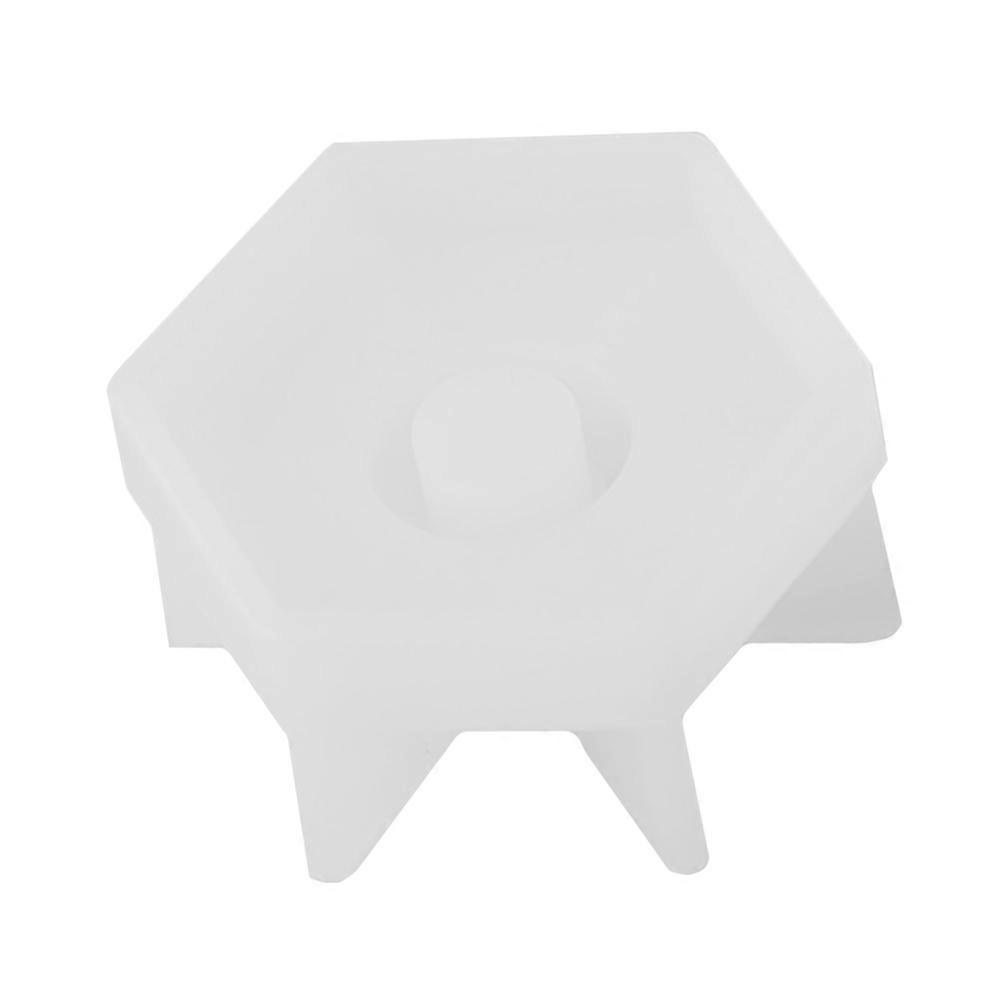 Hexagonal Candlestick Making Mold For Adults DIY Projects 9.5X4.2cm Reusable Silicone 1Pcs