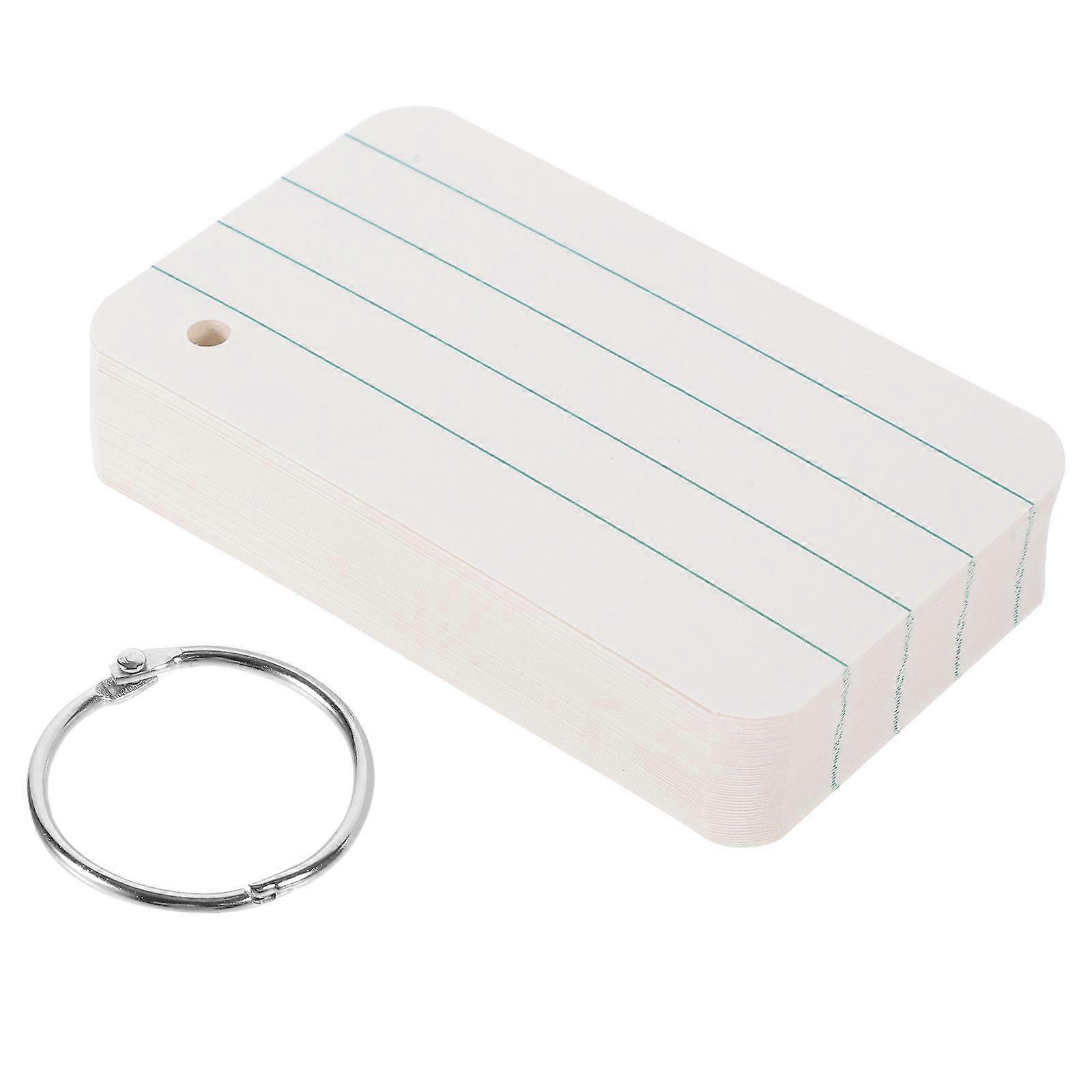 1 Set Blank Card Portable Note Cards Paper Cards Blank Flash Cards Memo Card Index Cards
