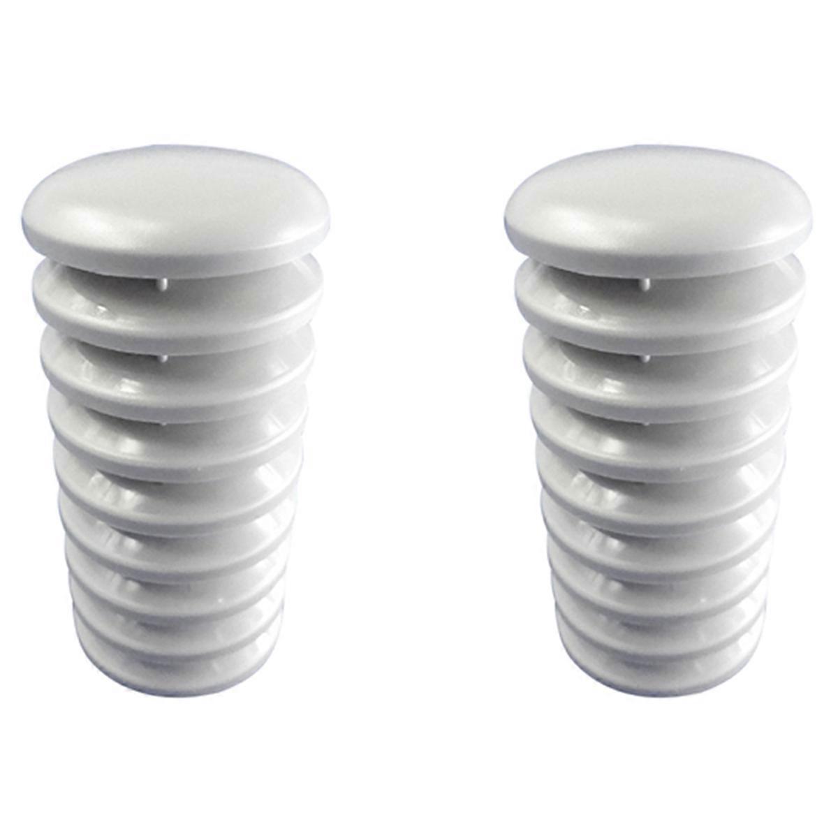 2X White Outer Shield for Hygro Sensor, Spare Part for Weather Station (Transmitter / Hygro Sensor)