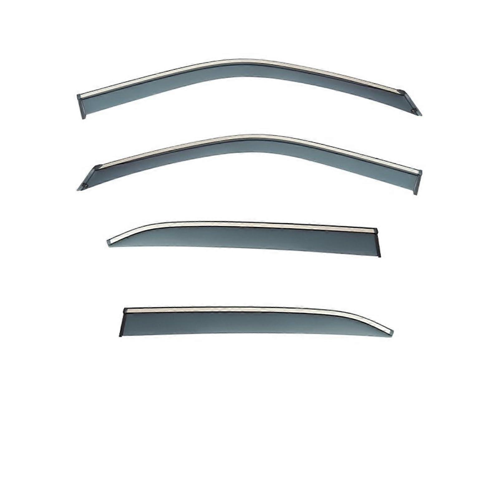 Auto headlight eyelid decorative stickers for Mitsubishi Eclipse Cross 2018, car sun visor, wind deflector (PS electroplating).