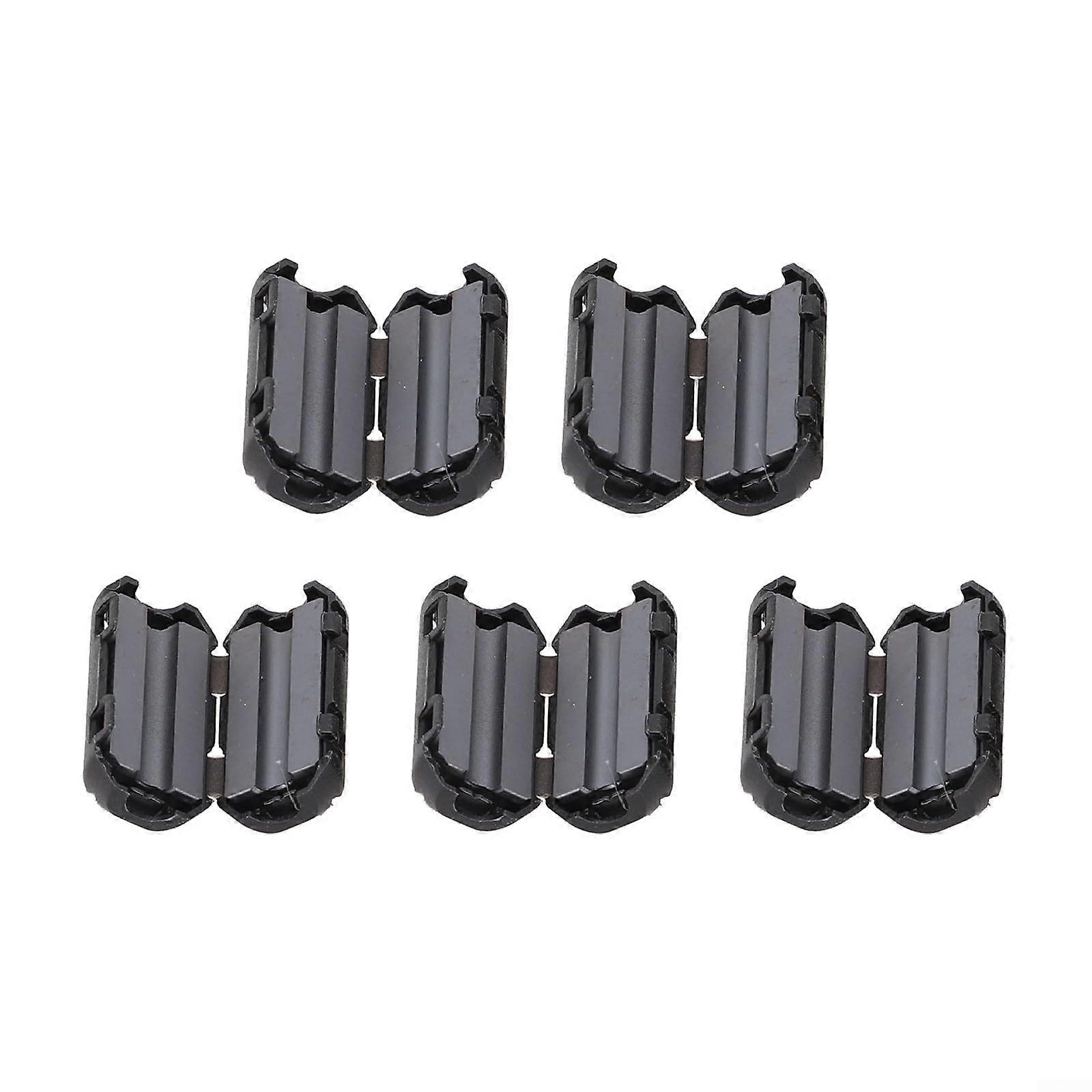 RFI Noise Filter Clips Set, 5 Ferrite Beads for 3.5 mm Cables, Noise Reduction and Signal Enhancement