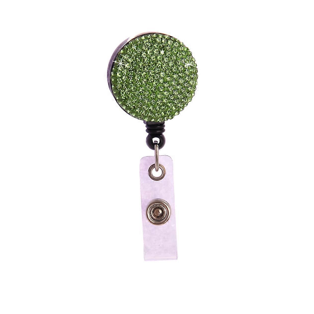 ID Badge Holder with Rotating Clip, Retractable Keychain for Nurses, Teachers, Students, Volunteers at Seminars and Conferences