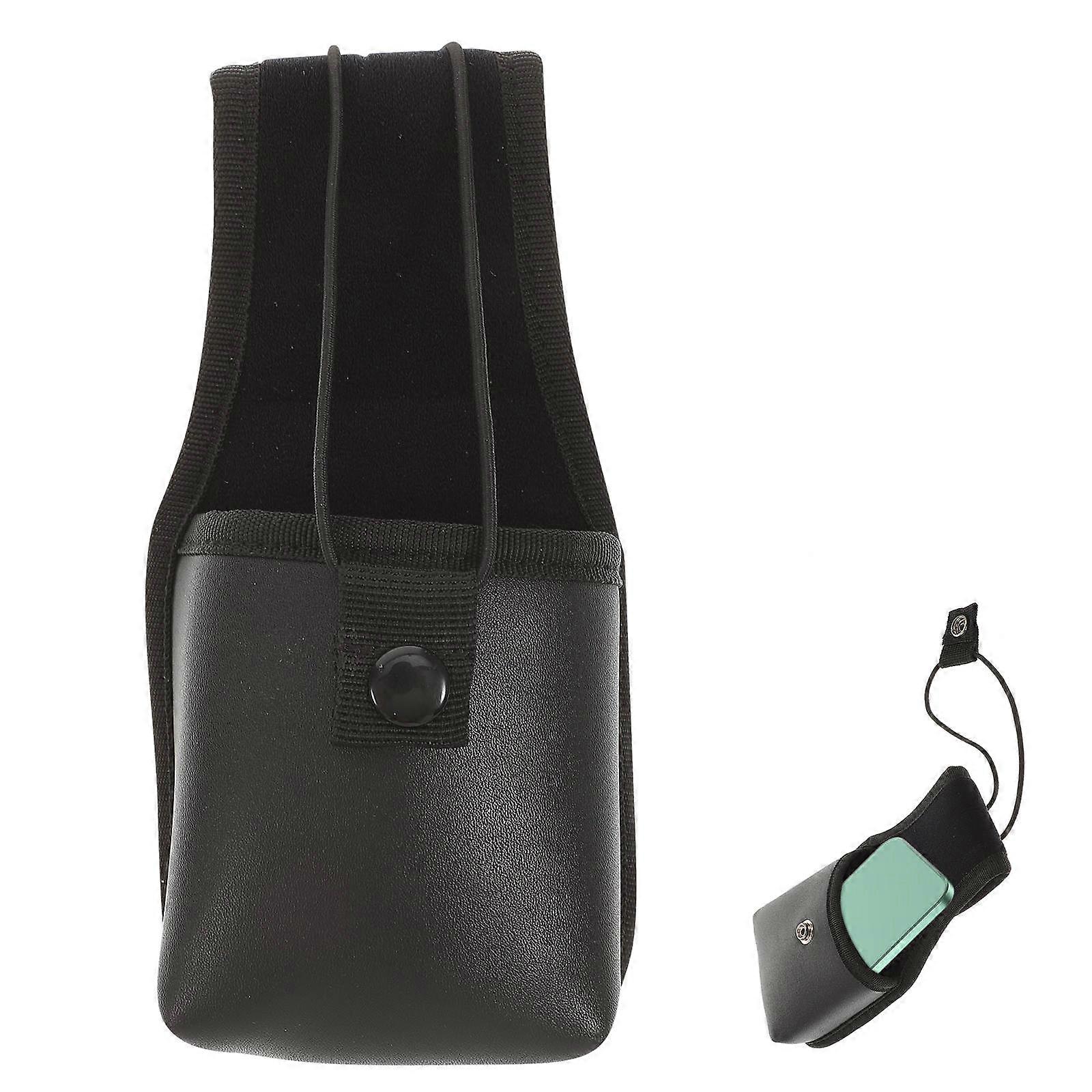 Adjustable Elastic Waist Bag Ideal For Work Use Accommodates Handheld Radios Made Of Black And EVA 1Pack