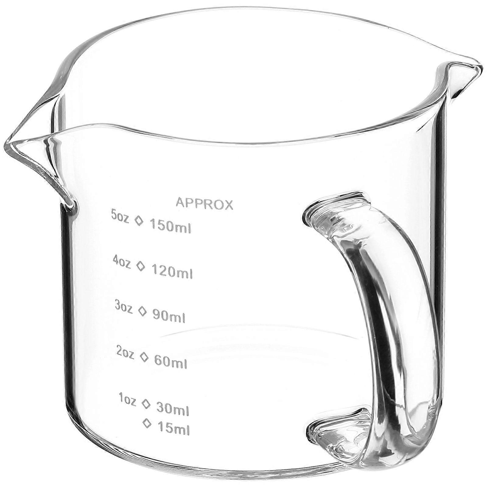 Household Cream Pitcher Multi-function Creamer Pitcher Transparent Milk Cup Milk Accessory