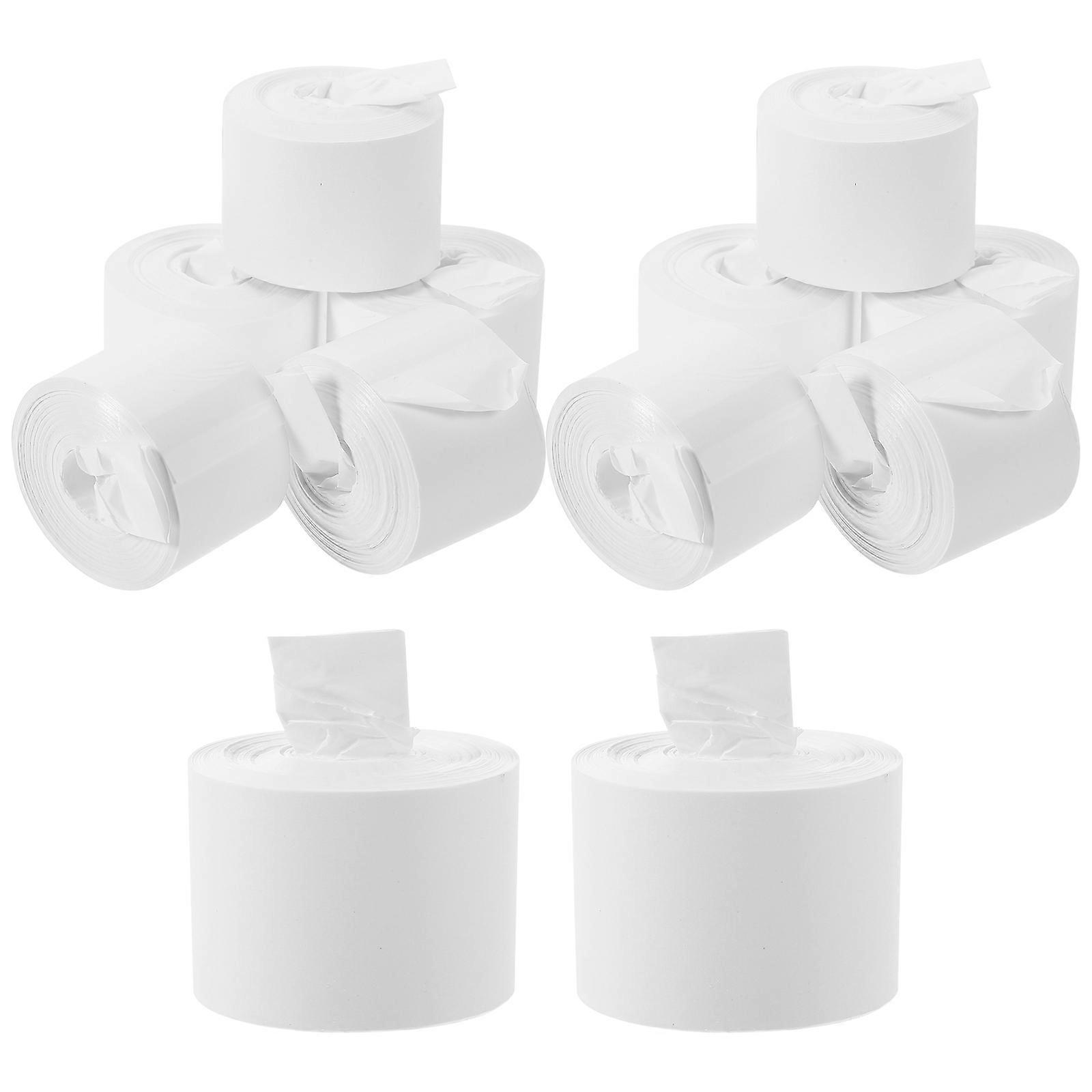Performance Mouth Coils Paper Accessories For School Events And Family Gatherings Made Of White Paper 12Pcs