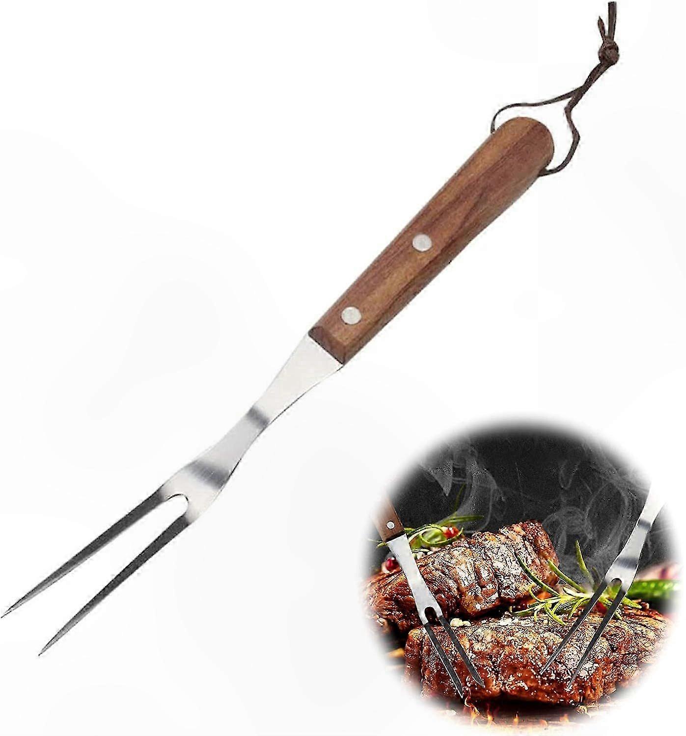 Kitchen Carving Fork for Meat and Barbecue Use in Restaurants and Grills, 1 Piece