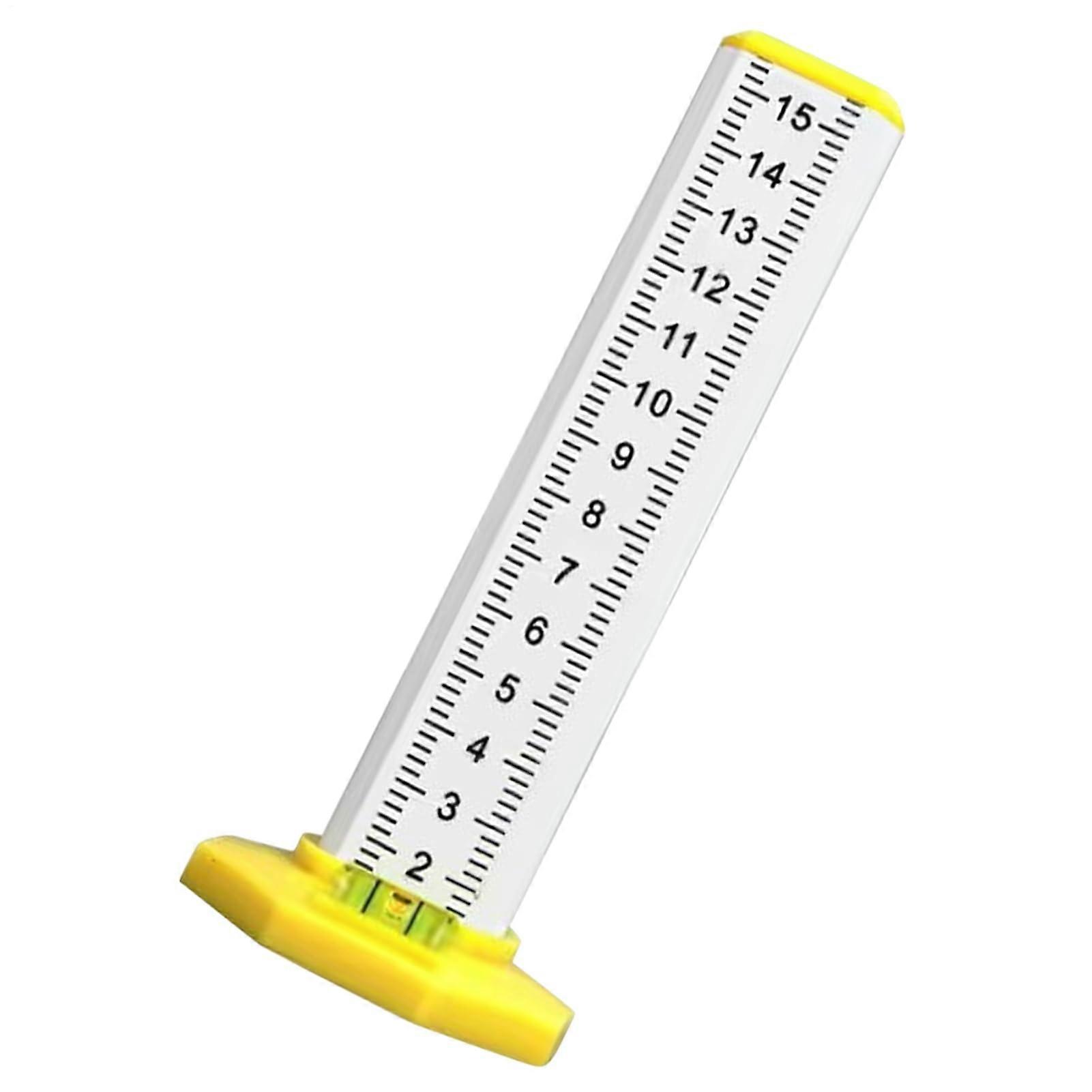 Building Spirit Level DualPurpose Height Measuring Tool for Garage, Kitchen, Workshop Walls