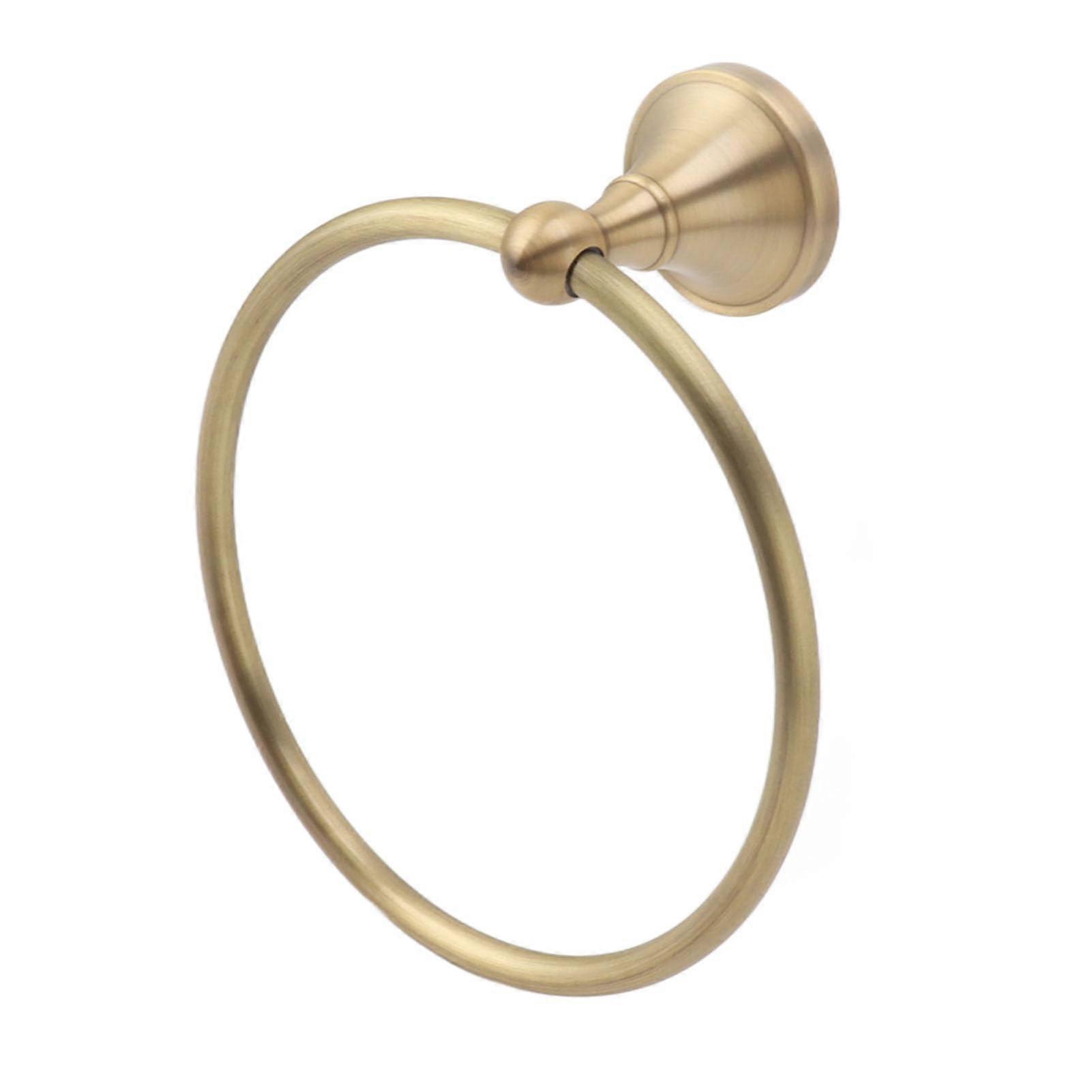 Towel Ring Wall Mounted Holder for Bathroom Kitchen Door, Smooth Surface No Rough Edges 960830