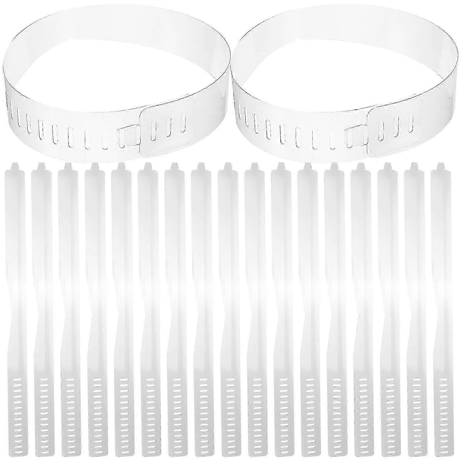 100pcs Shirt Collar Support Plastic Fixing Stays for