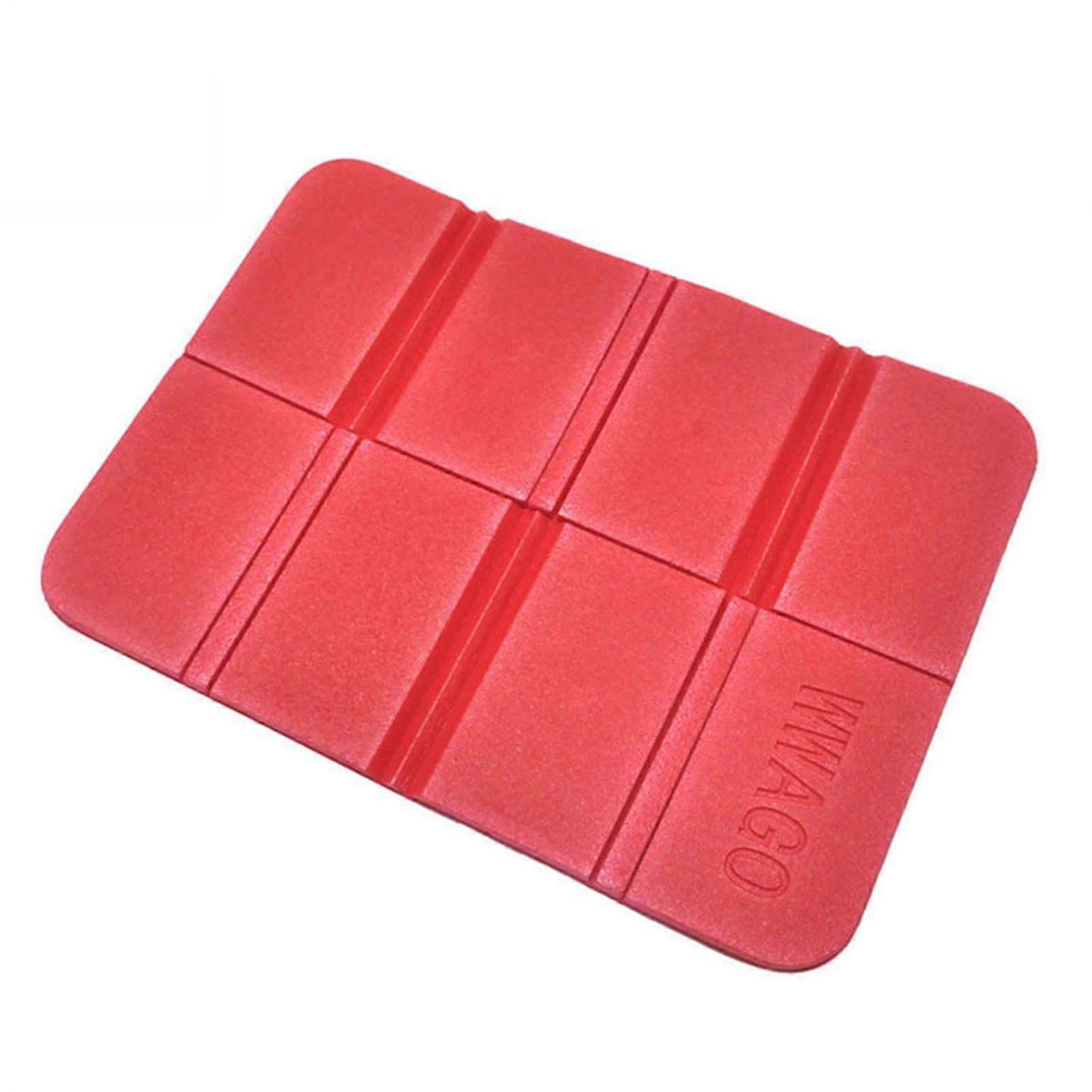 Folding Foam Mat XPE Portable Waterproof Seat Pad Folding Foam Foam Seat Pad Folding Moistureproof Pad XPE Mat Red
