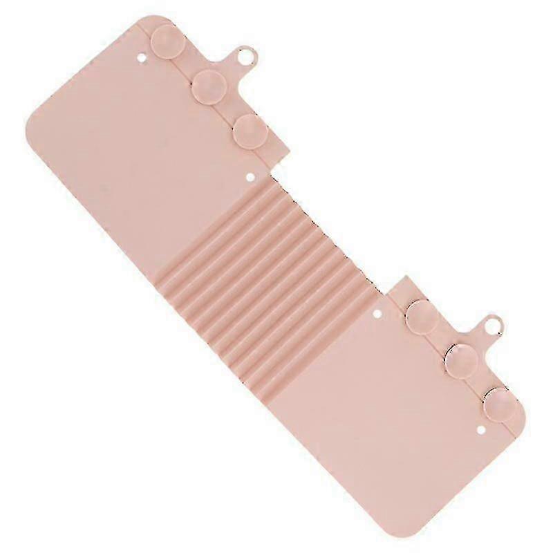 Silicone Folding Sink Baffle Kitchen Suction Cup Splashback (Pink)