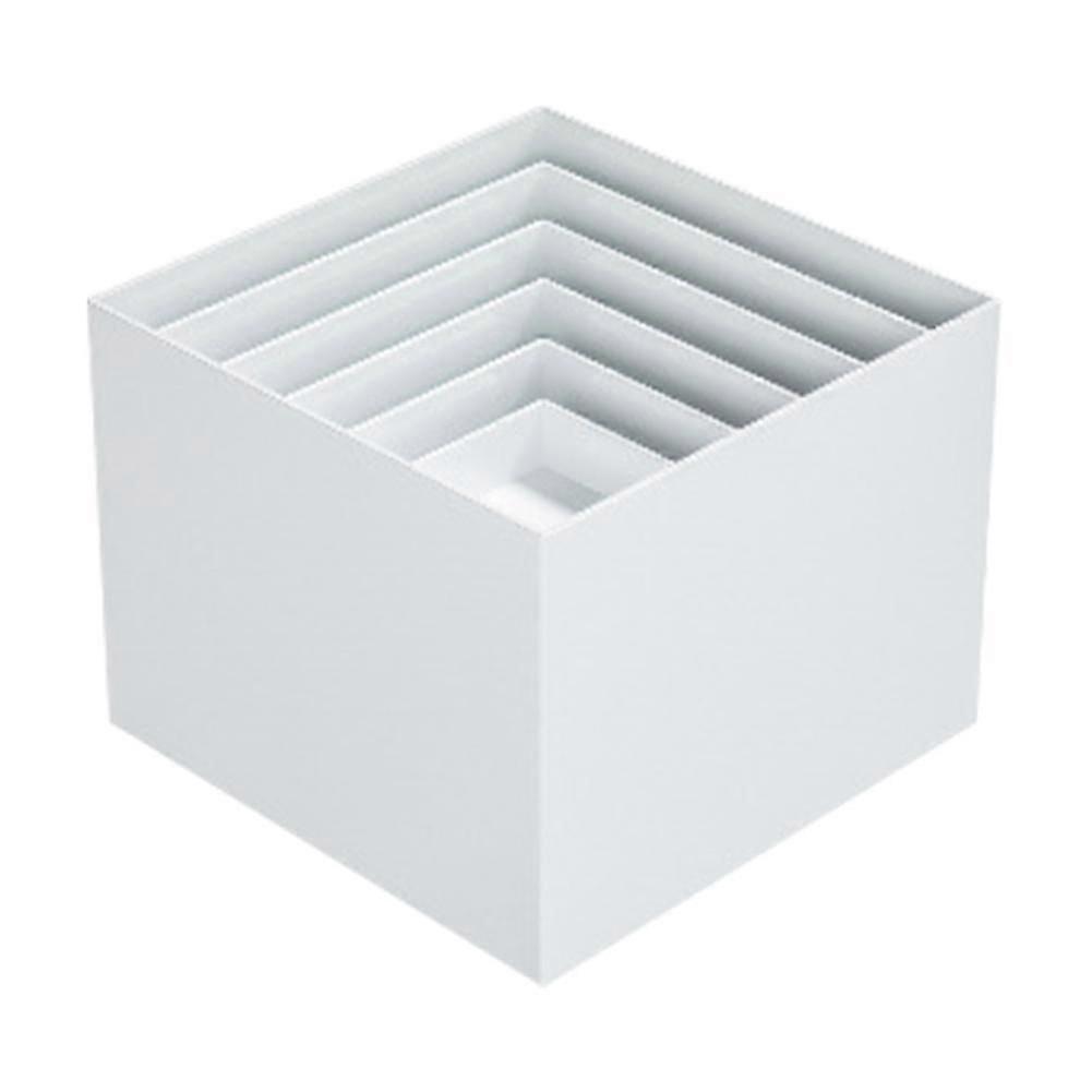 Acrylic White Square Storage Box Toy