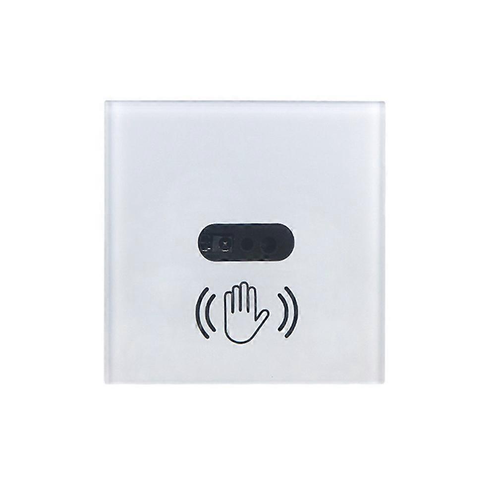 Wall Smart Light Switch Infrare IR Sensor No Need Touch Glass Screen Panel Electrical Power on Off Lamp EU Plug