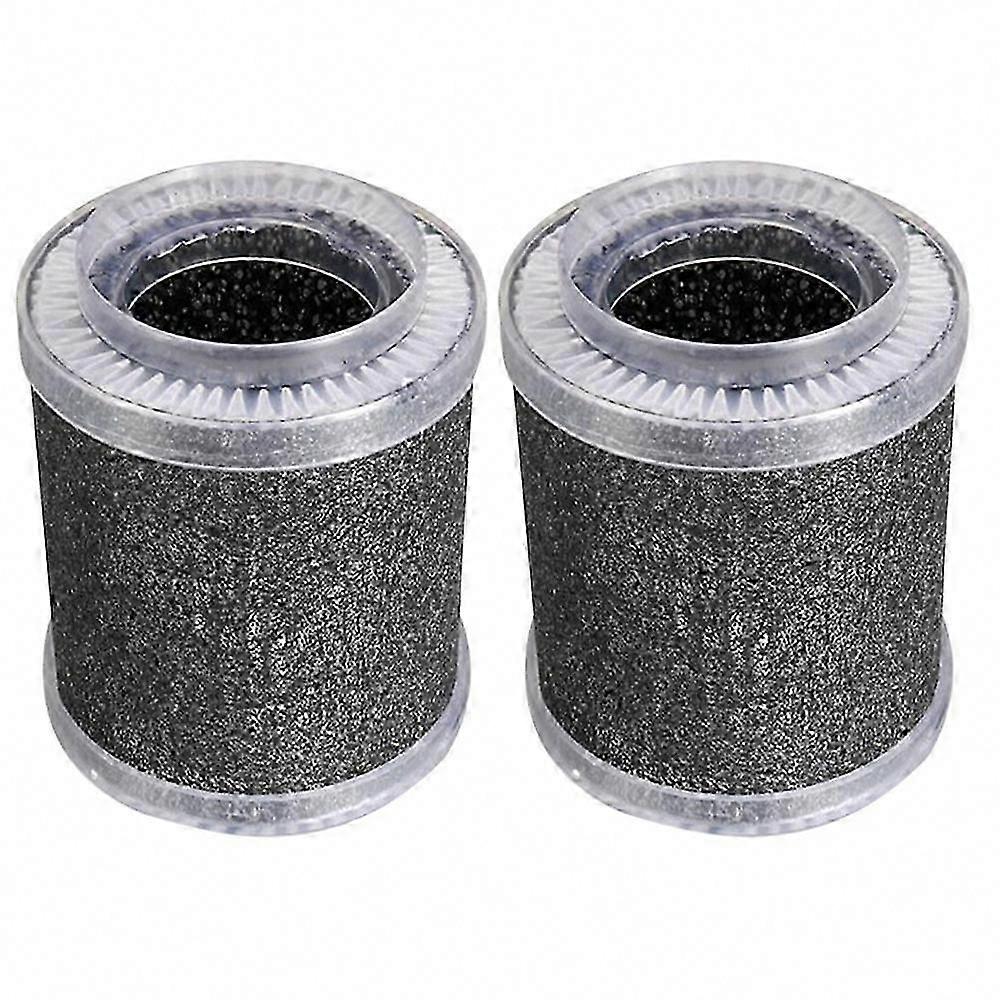 2Pcs HEPA Replacement Filter with Activated Carbon for Air Purifier to Remove Airborne Contaminants & Odors