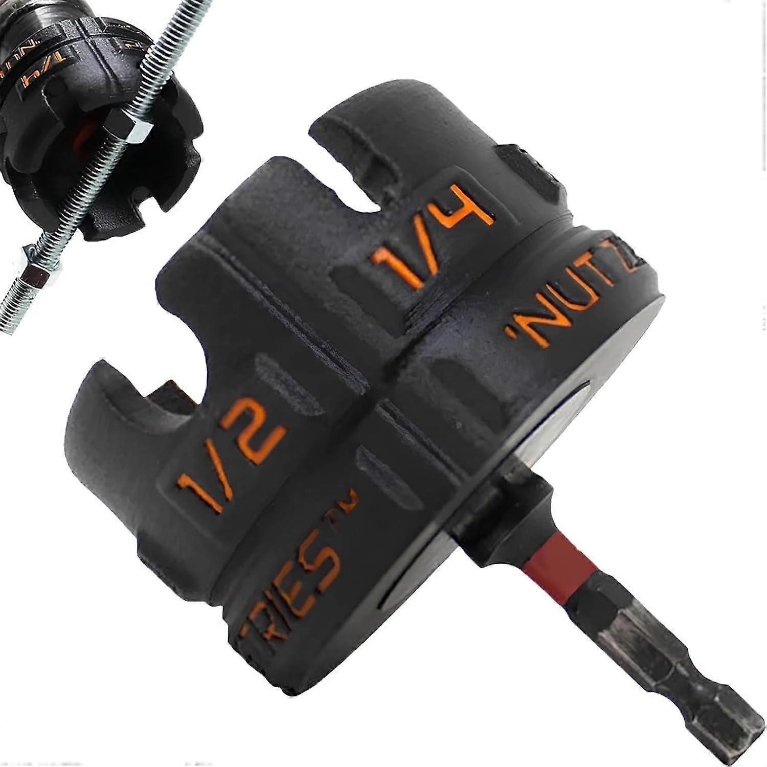 Nut Zipper Drill Attachment for Fast Nut and Bolt Removal, Nuts Remover Bolt Extractor Tool