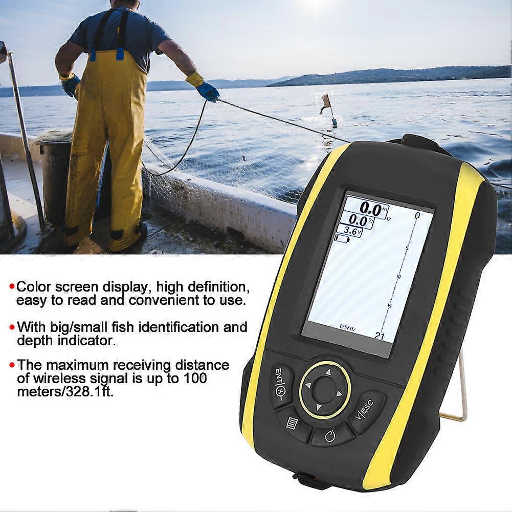 FF288W Wireless Fish Finder 2.4" Color Screen 40m Depth