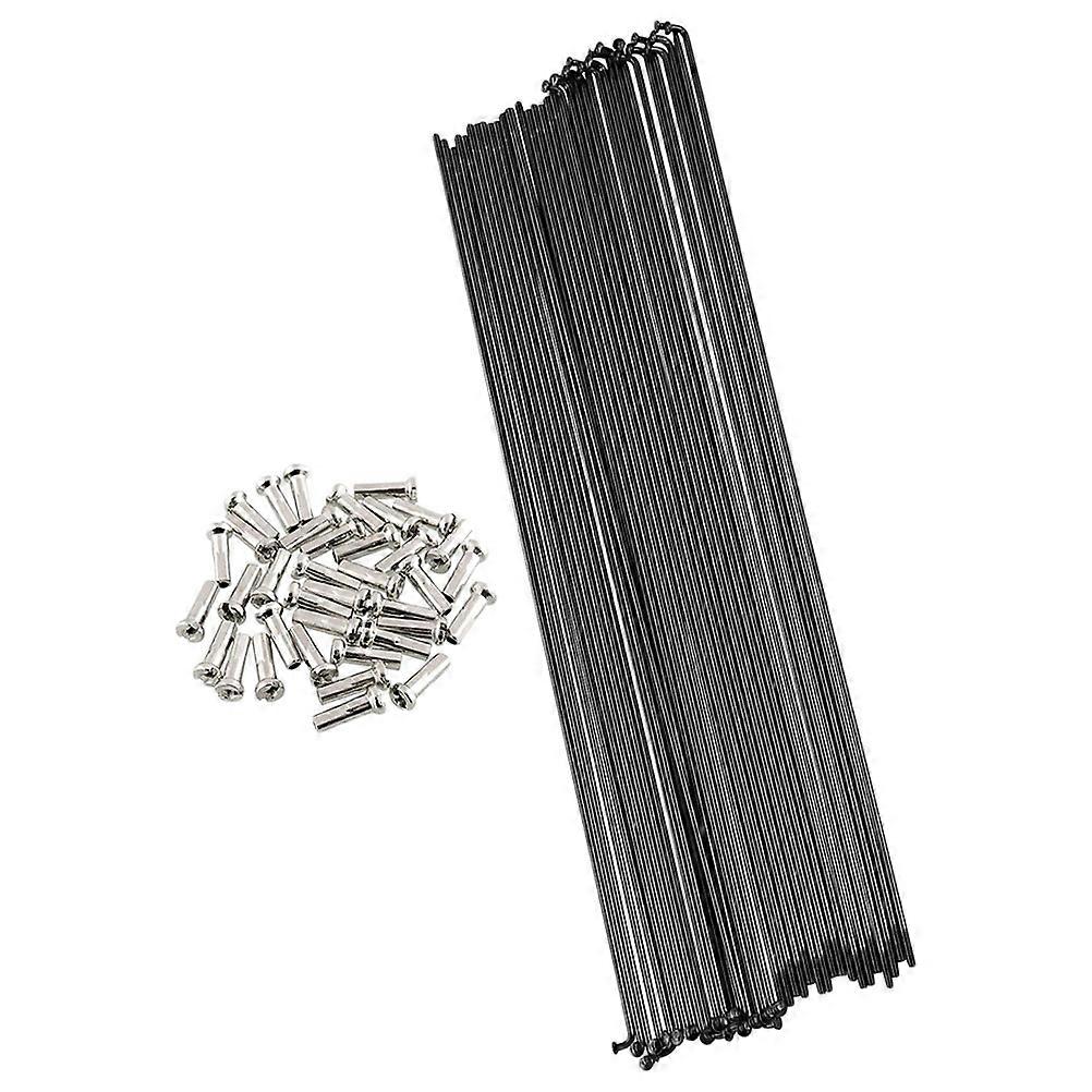 Bicycle Spokes 100 Sets Black 260mm For Folding Bike Easy Installation Optimize Weight Design