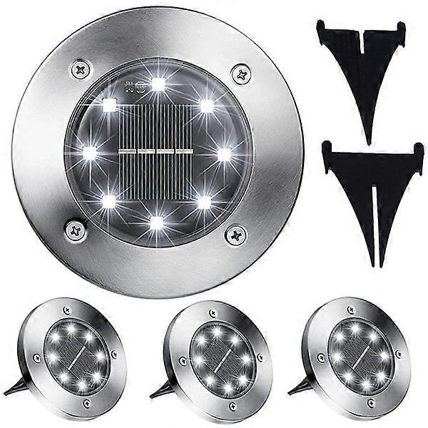 Solar garden lights, 4 pieces, weather-resistant with CE certification