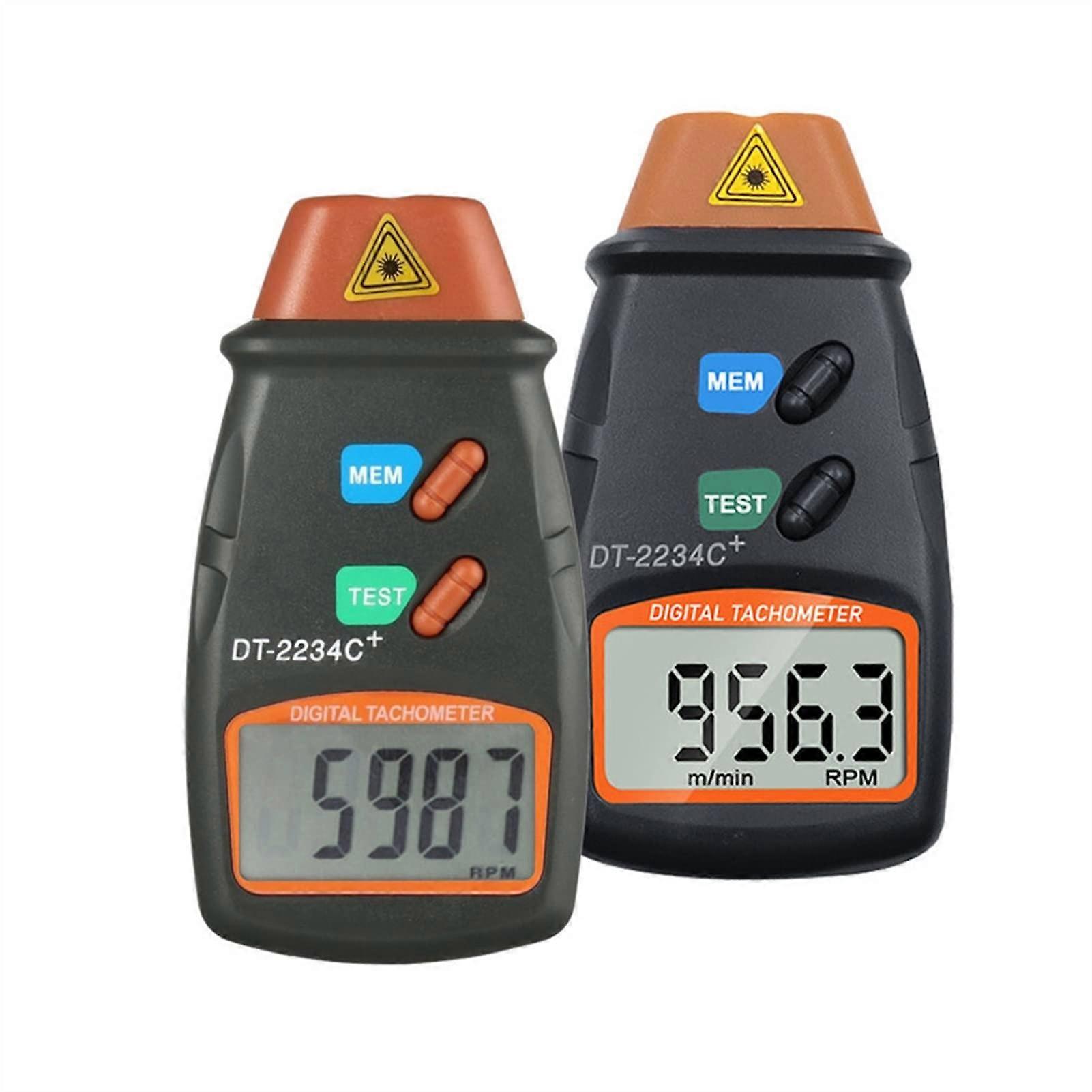 Digital Non-Contact Laser Tachometer for RPM Measurement, Speed Gauge, Engine Diagnostics, and Precision Speed Monitoring
