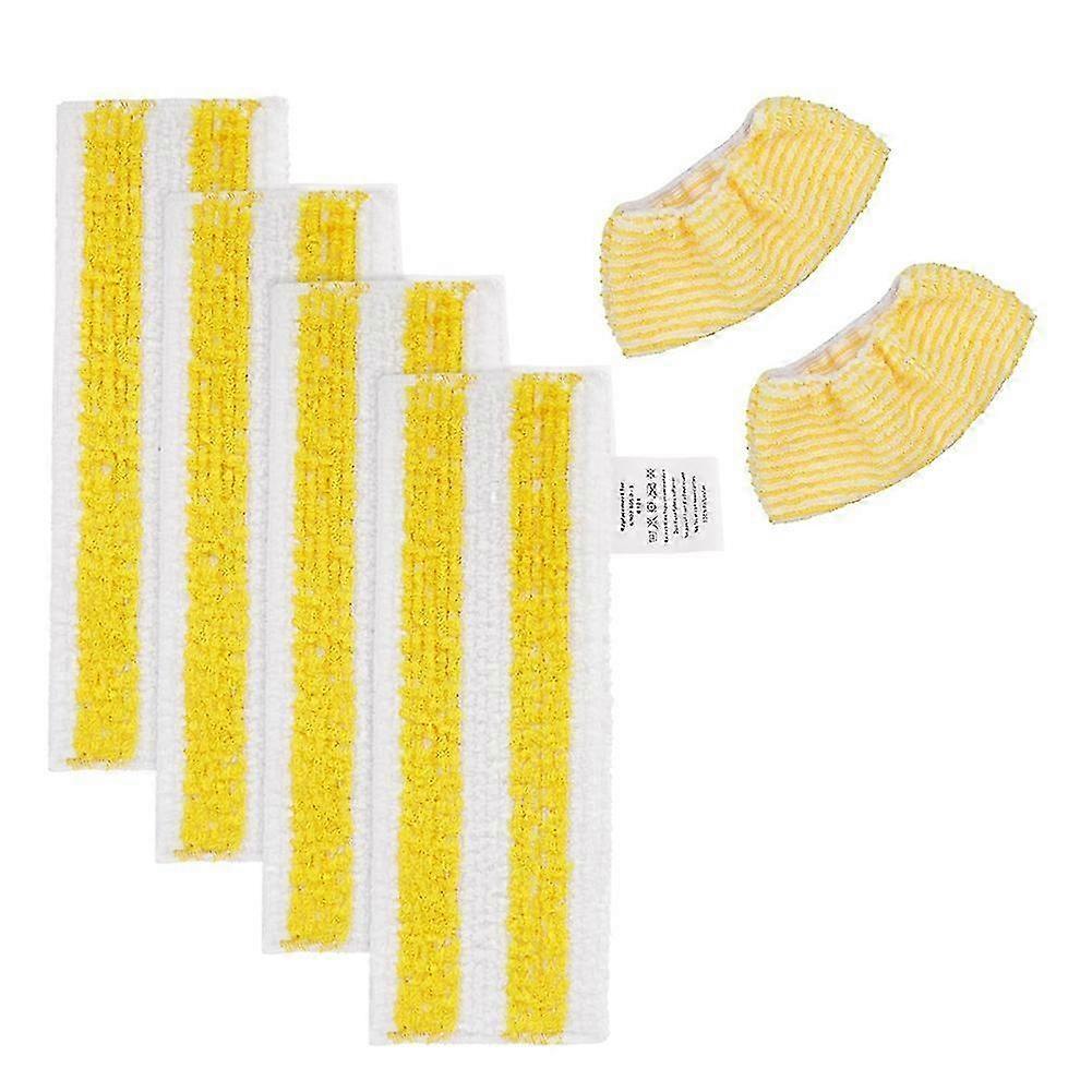 Washable steam mop pads for Karcher EasyFix SC2 SC3 SC4 SC5, microfiber reusable cleaning cloths