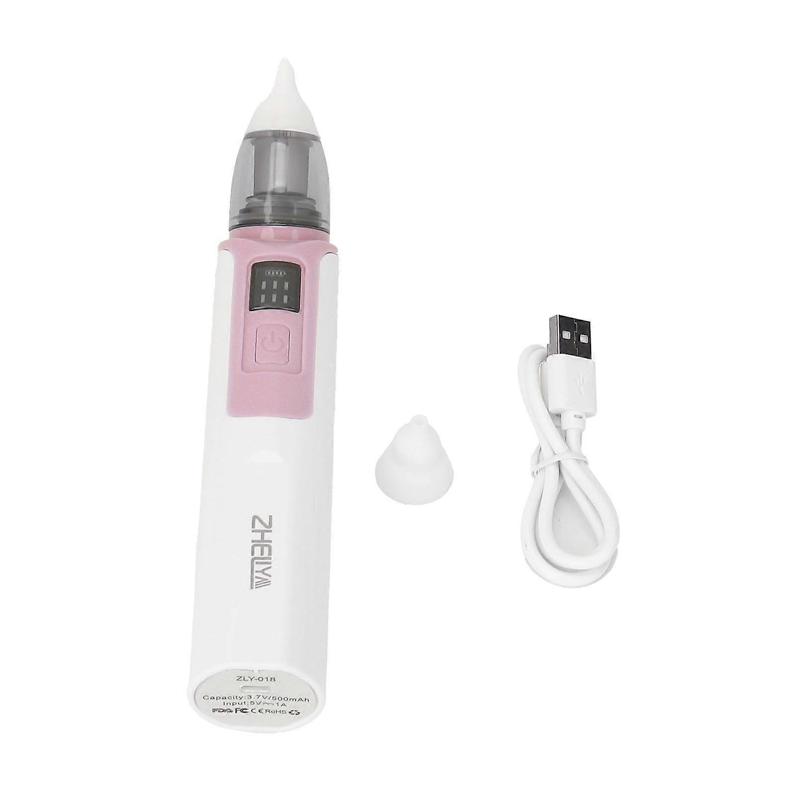 Baby Nasal Aspirator USB Charging Baby Electric Cleaning Up Stuffy Nose Sucking Nose Sucker ArtifactPink