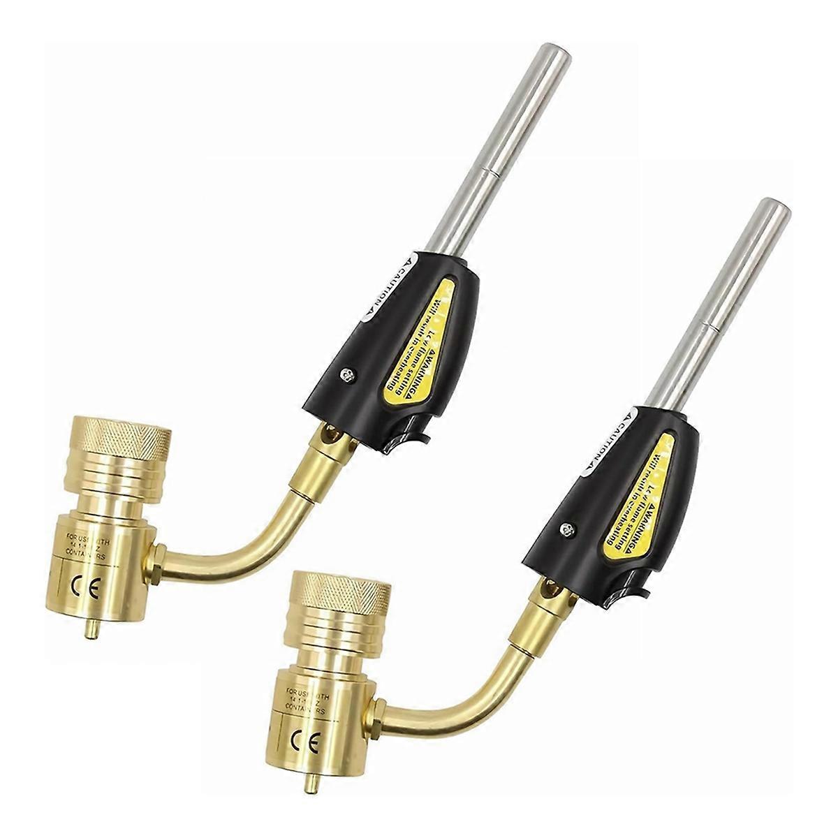 2pcs Torch Swirl Tips Compatible with for MAP-Pro/LP Gas, Self Lighting, Gas Self Ignition Regulator