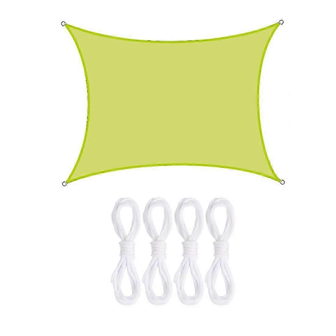 Heavy Duty Rectangle Waterproof Sun Shade Sail Canopy 95% UV Block ...