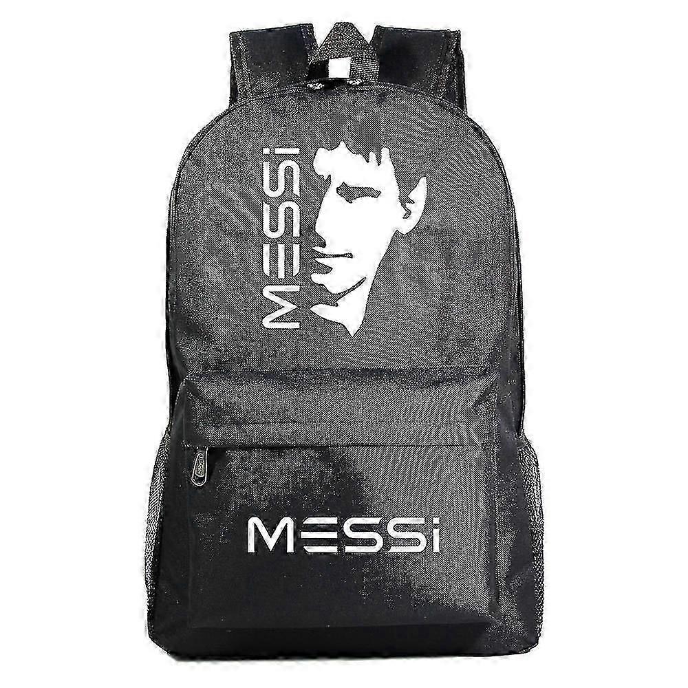 Messi Solid Colour Backpack - Lightweight Laptop Bag for Teen Students, Great for School and Travel Use