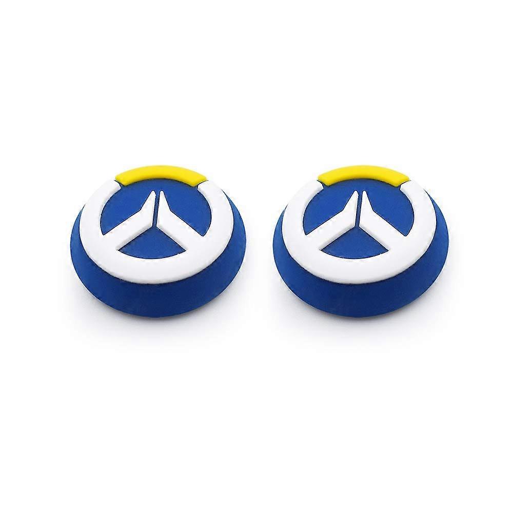 2PCS Joystick Cap Silicone Rubber Thumb Stick Grip Caps For PS5 PS4 PS3 Xbox 360 Xbox One X Elite Controller Color 2