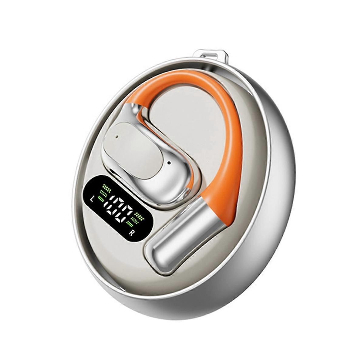 M113 Smart Translator Headset 144-Language AI Translation Earbuds Wireless on-Ear Translator Device Silver