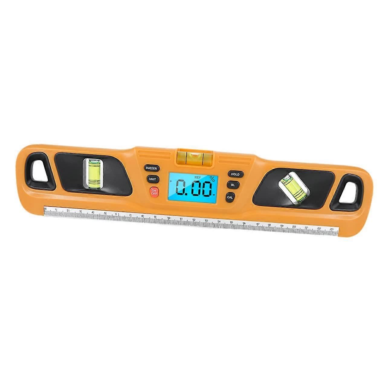 Backlight Level Ruler Mini Balancing Precision Horizontal Measuring Instrument For Picture Frames Paintings Yellow